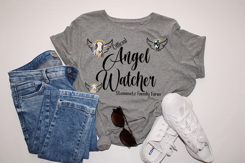Angel Watcher Adult Short Sleeve Shirt