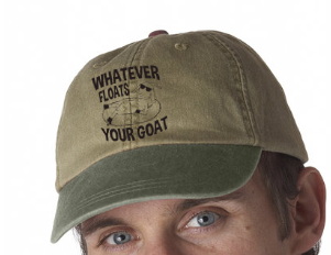 Adams Pigment Dyed-Cap - Whatever Floats Your Goat