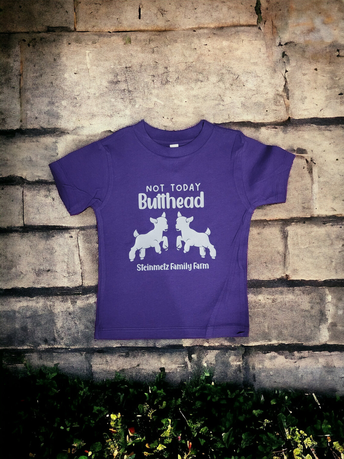 Kids- Not Today Butthead Short Sleeve Shirt