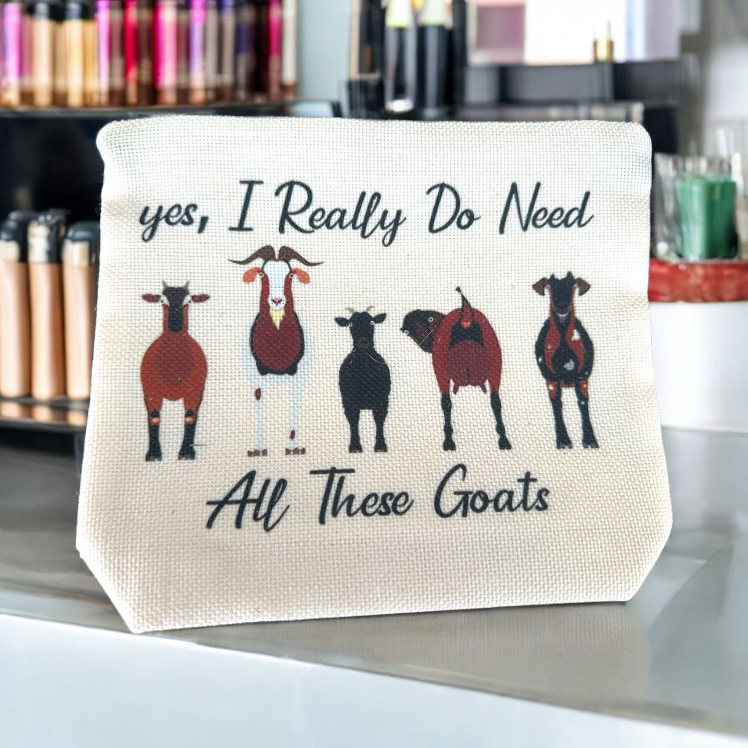 Goat Make-up Bag