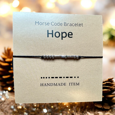 Hope Morse Code Bracelet