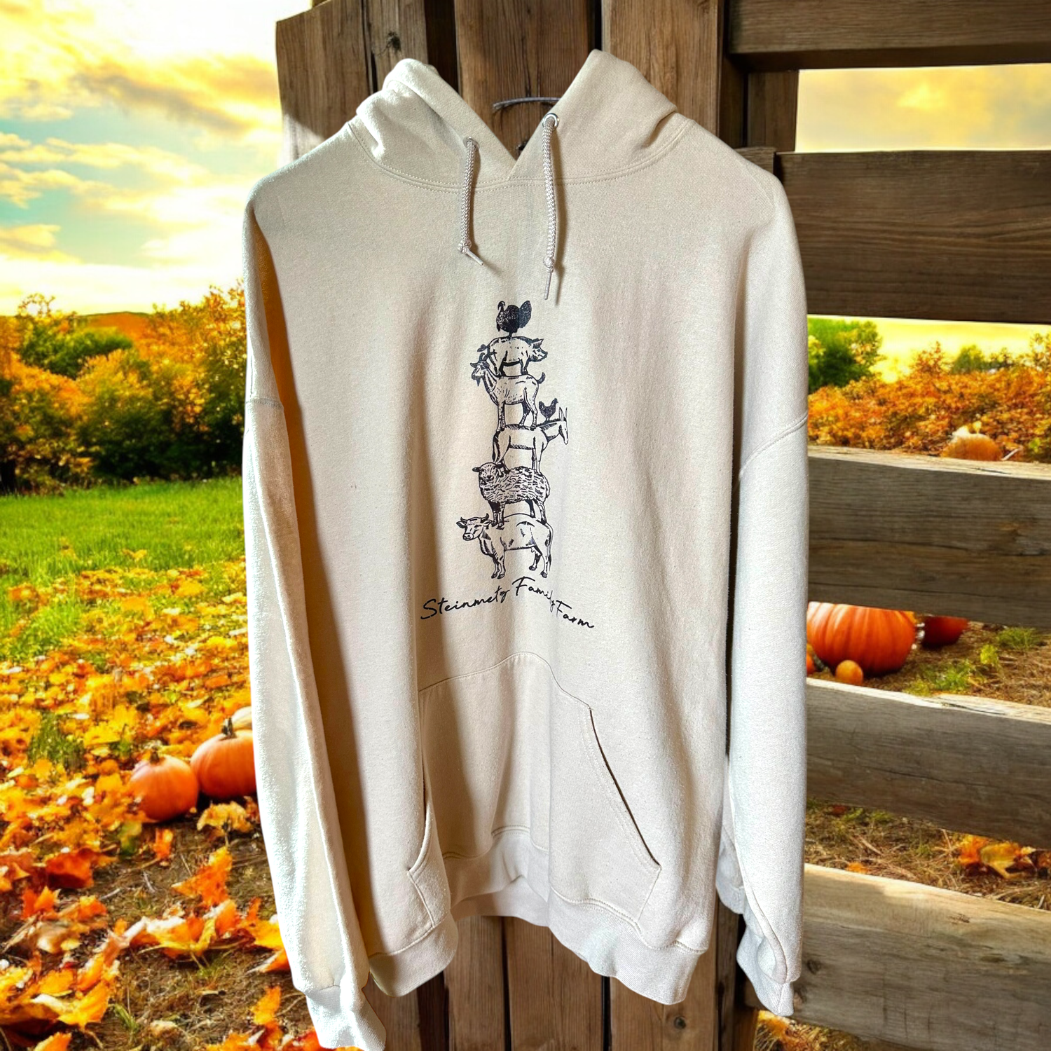 Farm Life Adult Hoodie Sweatshirt