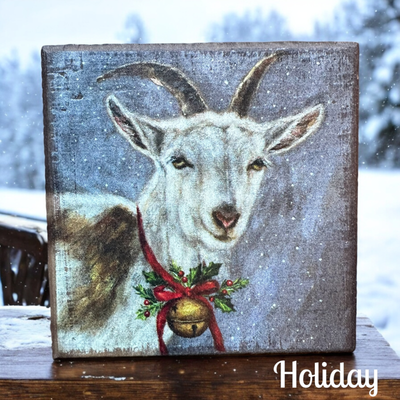 Holiday Farm Wooden Blocks