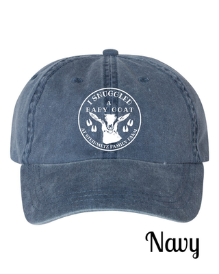 I Snuggled a Baby Goat Adult Hat