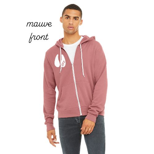 Hope Logo Adult Zip Up Sweatshirts