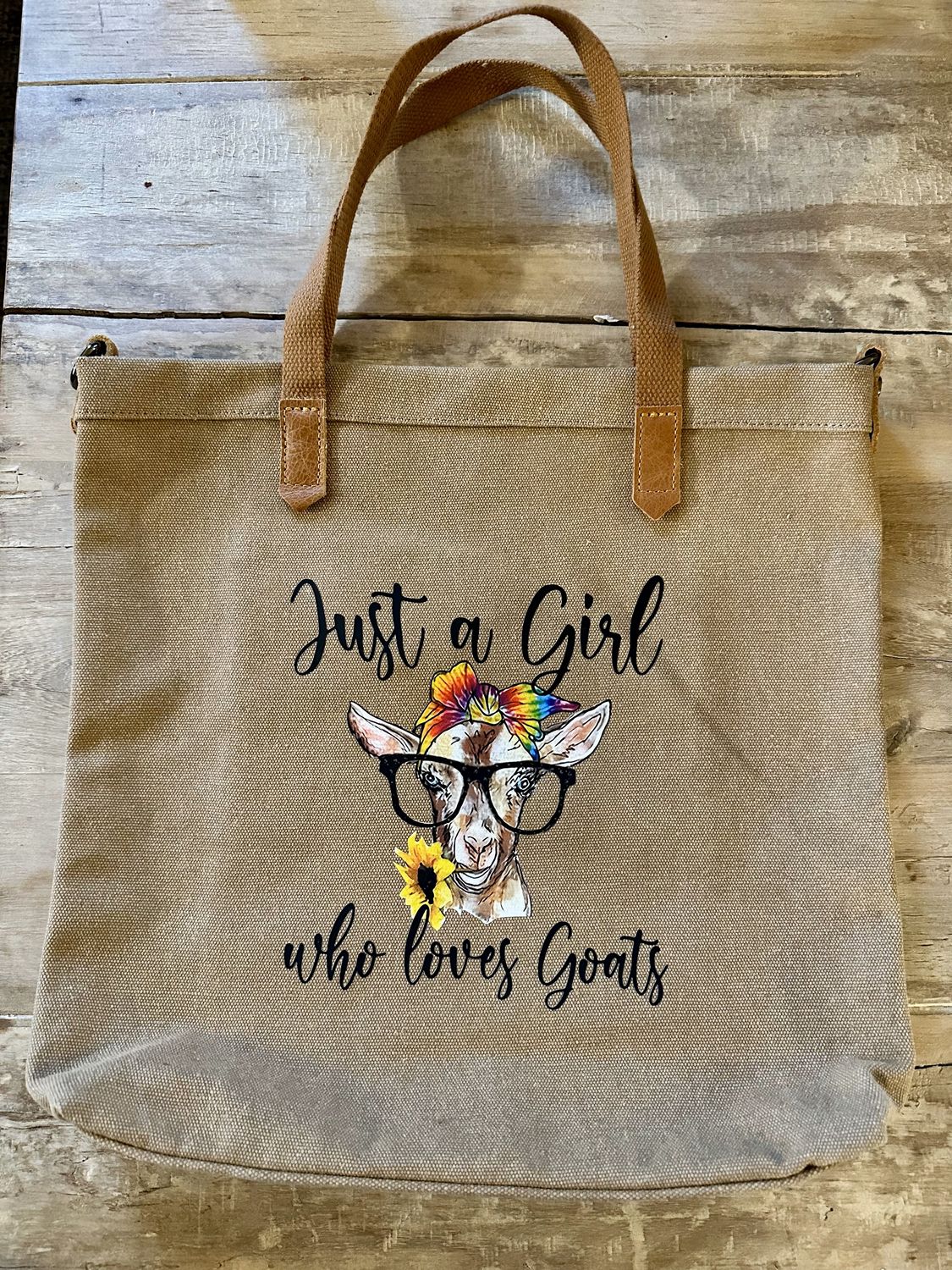 Canvas Goat Purses