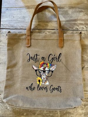 Canvas Goat Purses