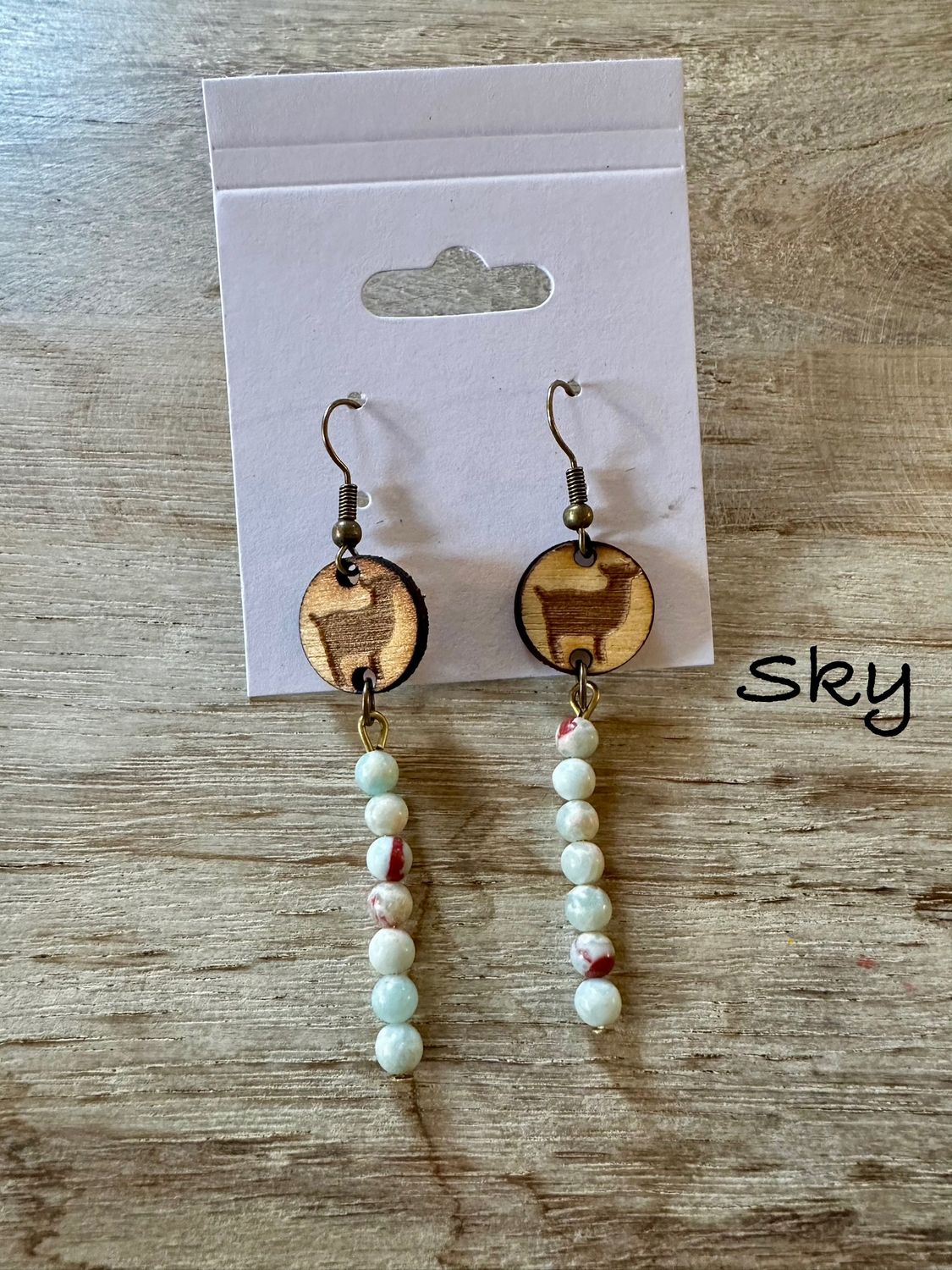 Spring Goat &amp; Hope Earrings- Liquidation Sale