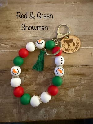 Holiday Wristlet Keychain