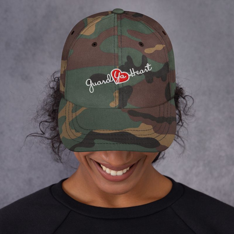 Guard Ya Heart  Hands Dad Hat