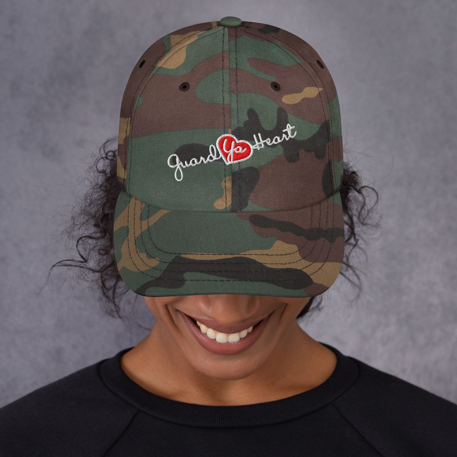 Guard Ya Heart  Hands Dad Hat
