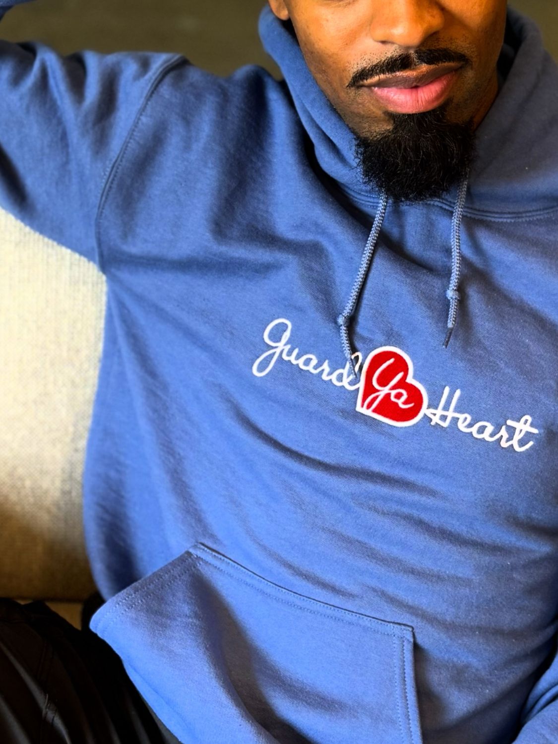 Guard Ya Heart Embroidered Hoodie