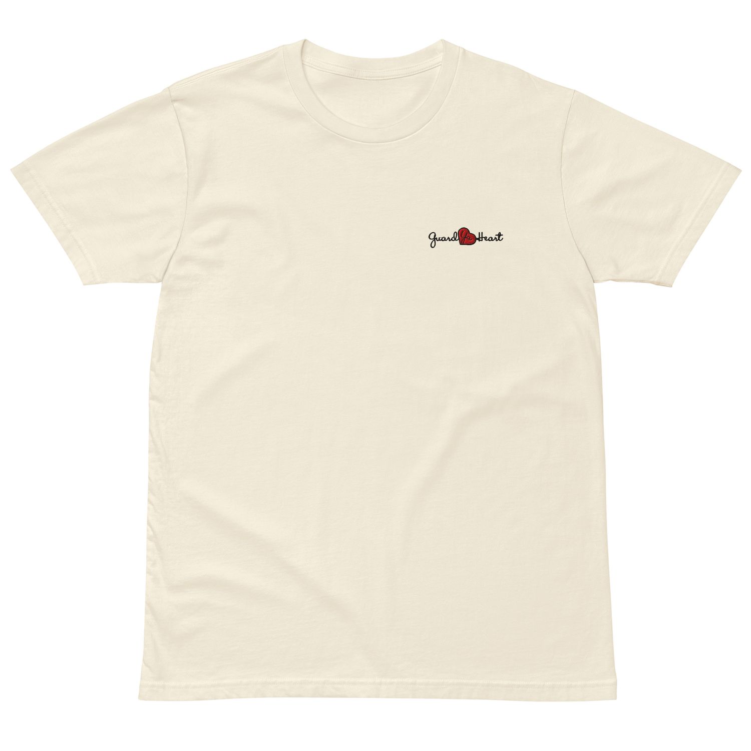 Guard Ya Heart  Embroidered Tee