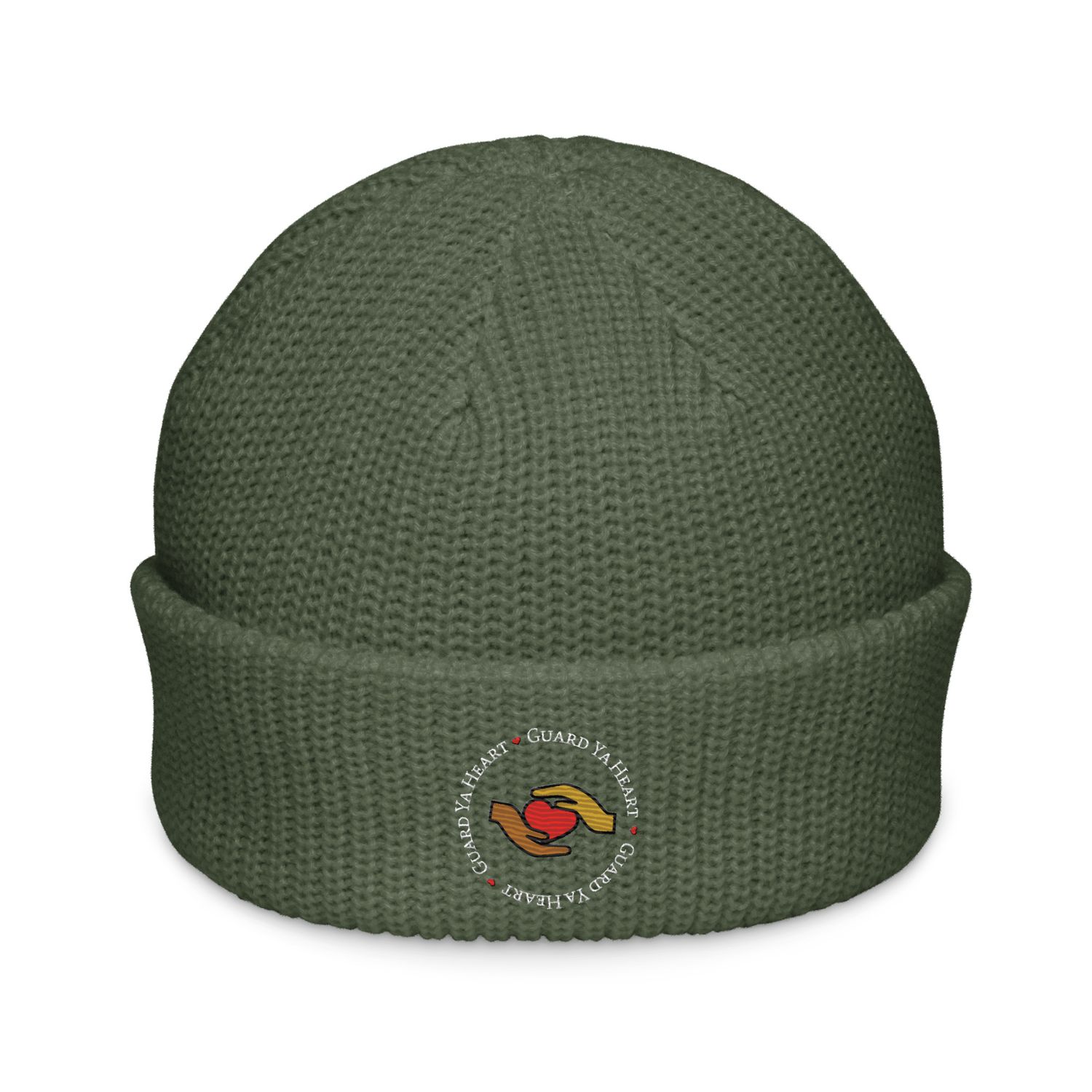 GYH Emblem Embroidered Fisherman beanie