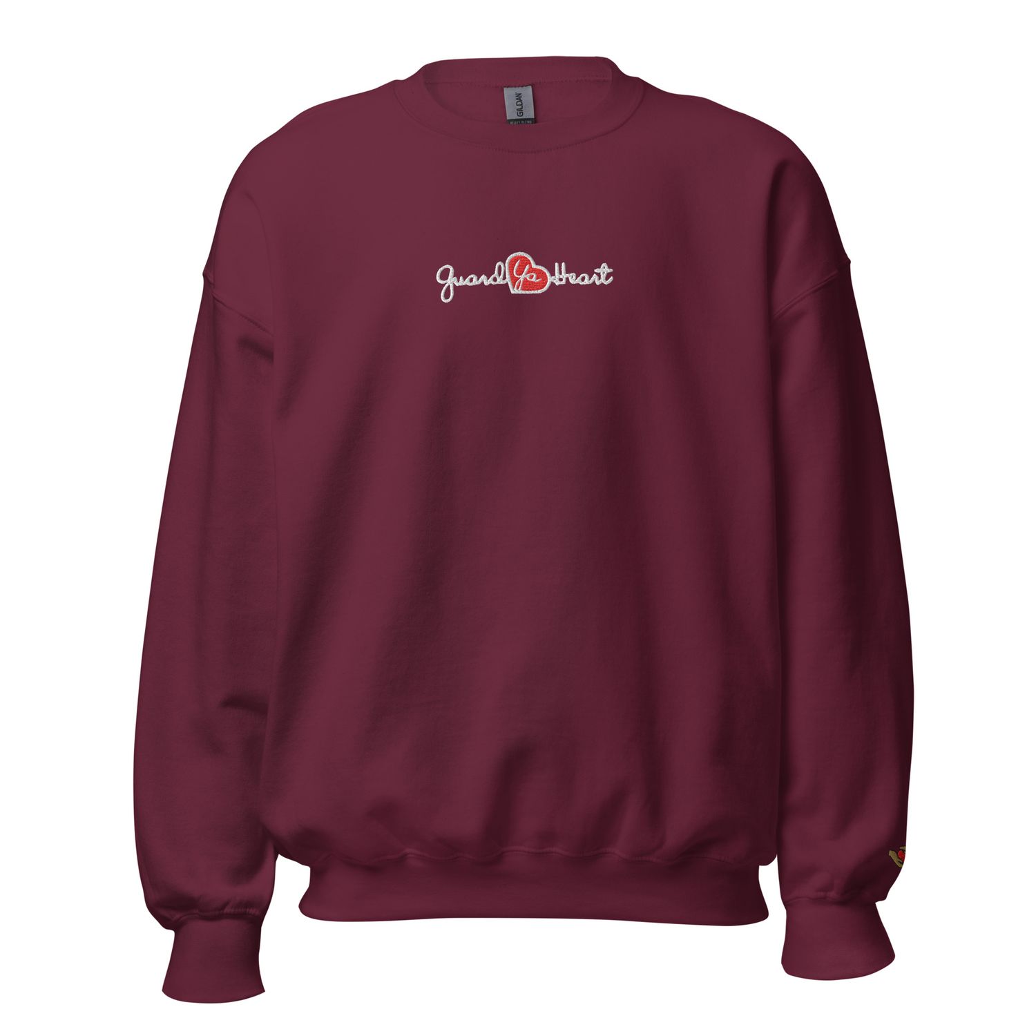 Guard Ya Heart Embroidered Sweatshirt