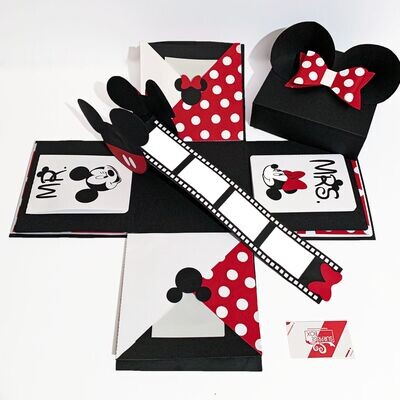 Explosion box Minnie&Topolino (VERSIONE BIG)