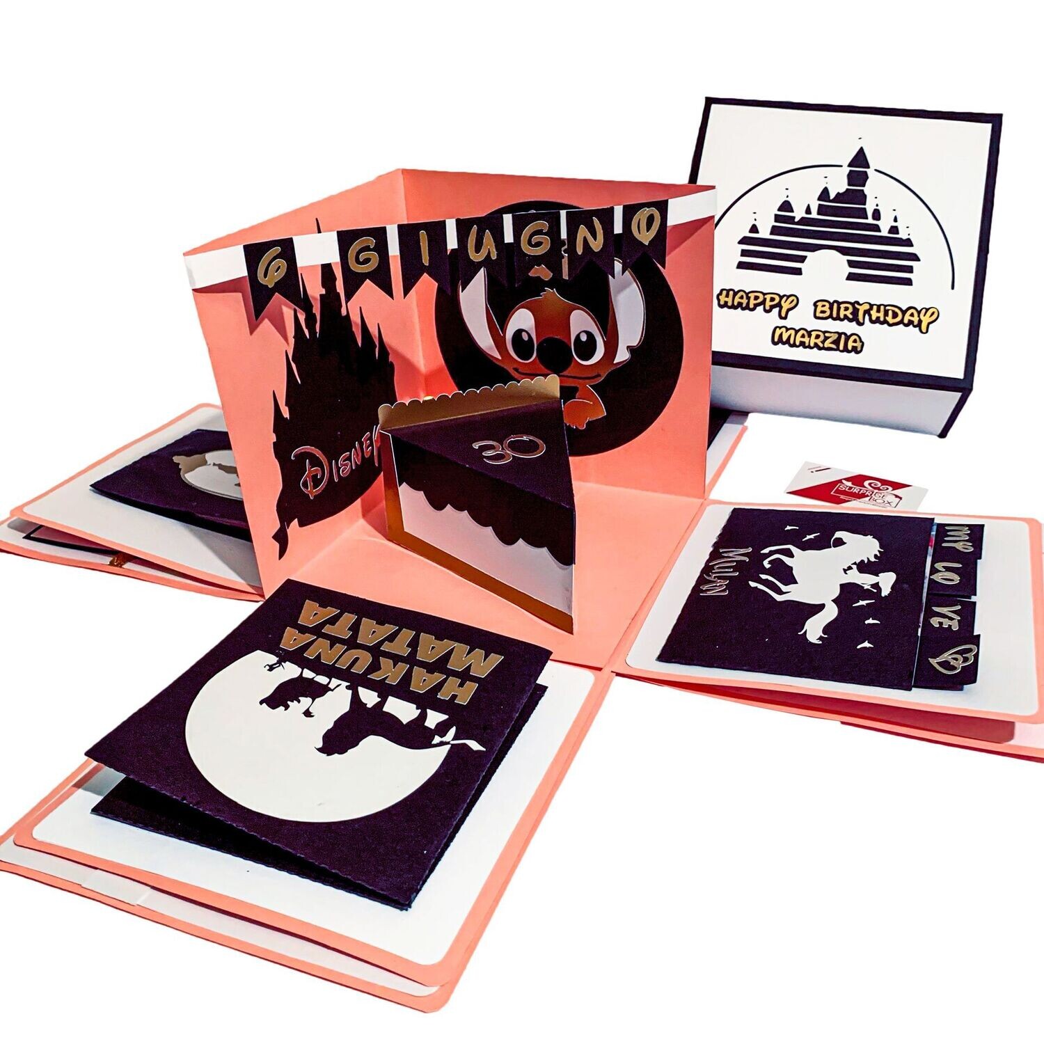 Explosion box versione big Disney (8 cartoni)