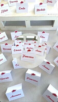 Segnaposto laurea