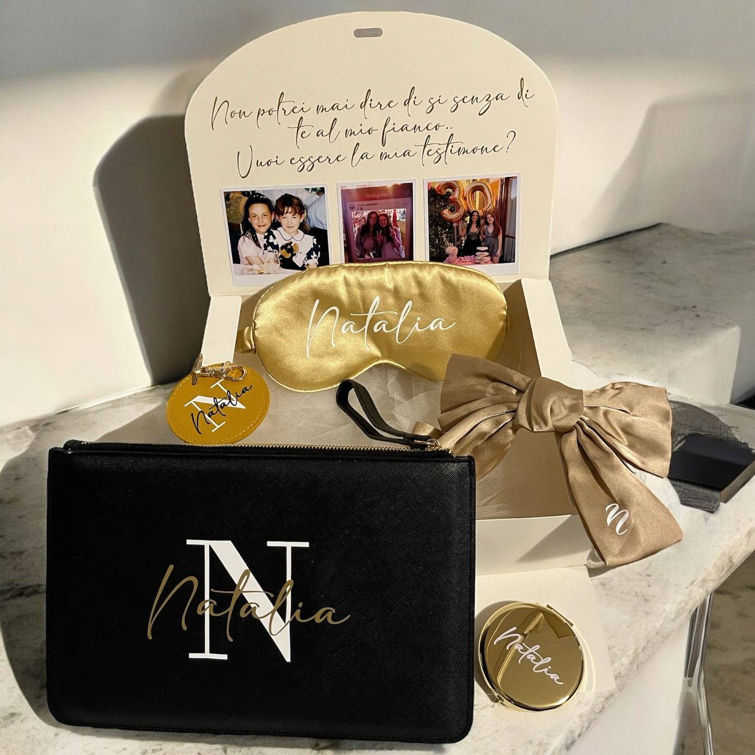 Box accessori oro