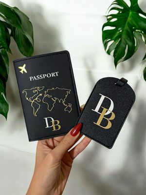 Custodia Passaporto&Etichetta Valigia