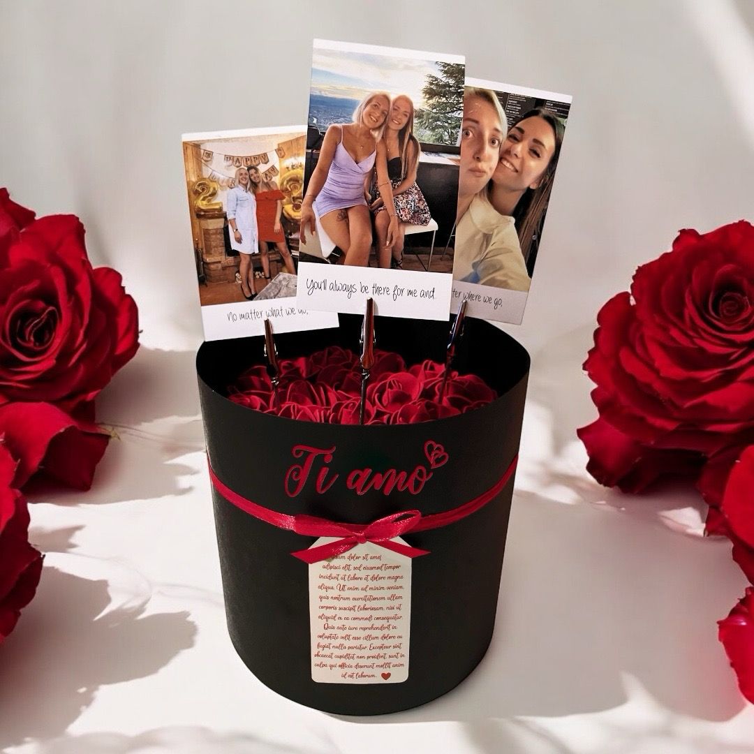 BOUQUET FOTO + BIGLIETTO DEDICA