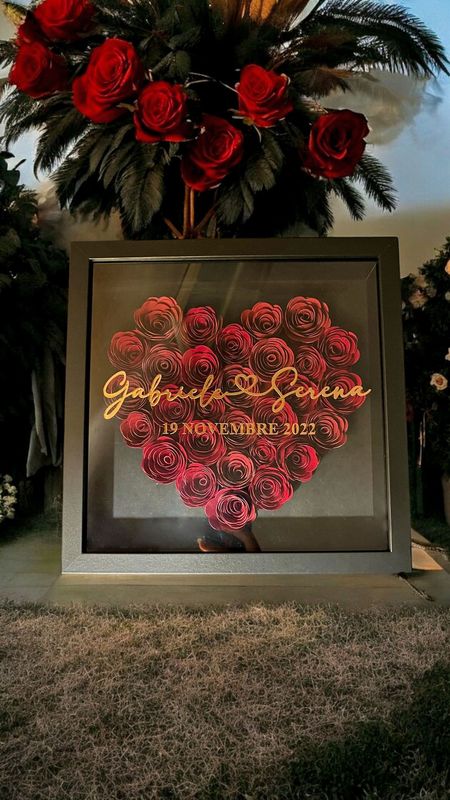 Shadow Box Testo+Cuore