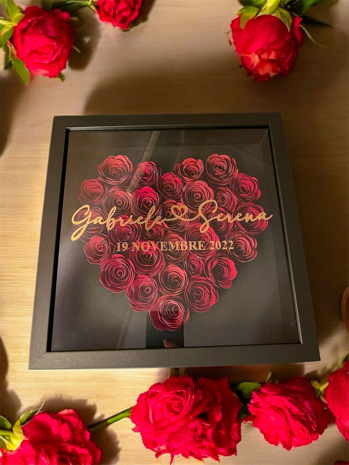Shadow Box Testo+Cuore