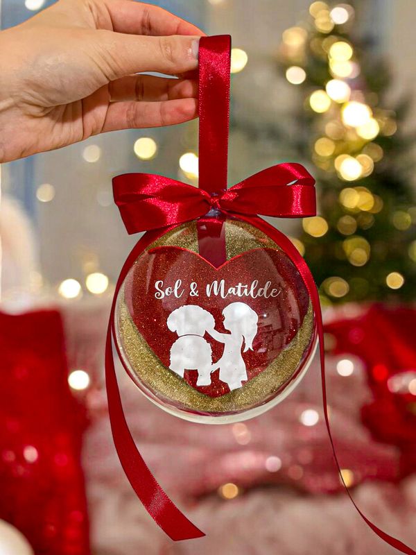 PALLINA DI NATALE - Personalizzazione interna PALLINA DI NATALE - Personalizzazione interna