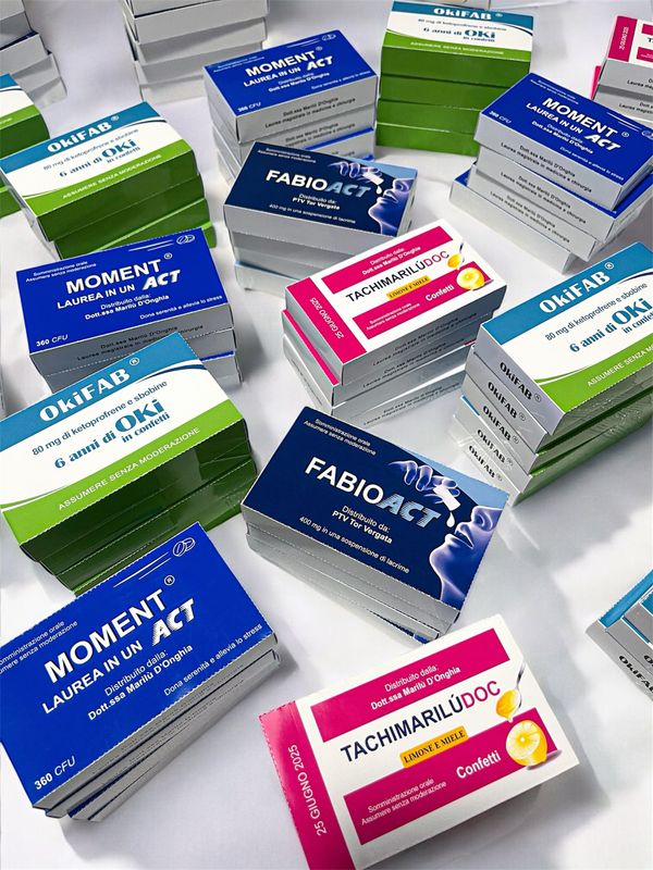 Altre grafiche FARMACO (Laurea Medicina, Farmacia, Psicologia..)