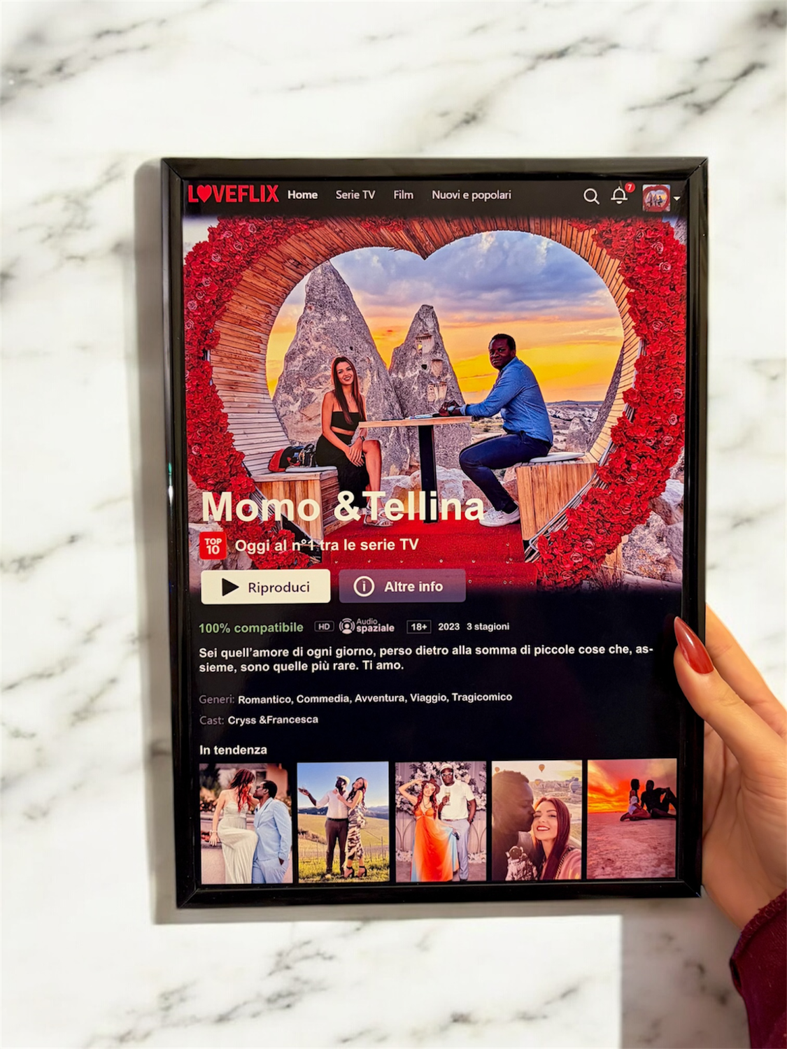 Cornice LOVEFLIX