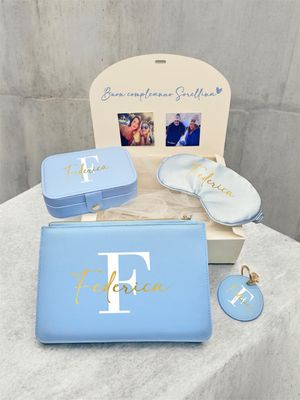 Box accessori azzurra
