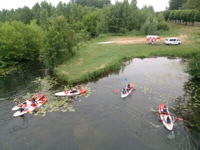 Balade en kayak sur l'Yonne
durée : 2 h30