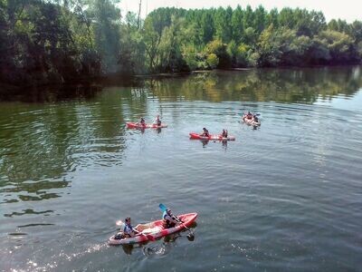 Balade en kayak sur l'Yonne durée : 2 h30