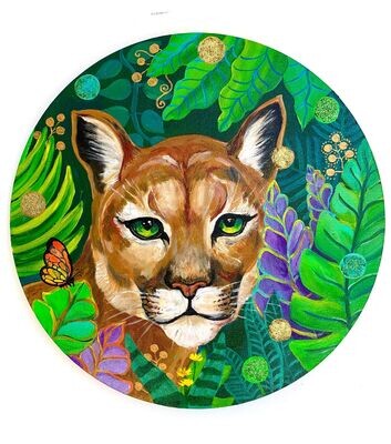Puma in the jungle