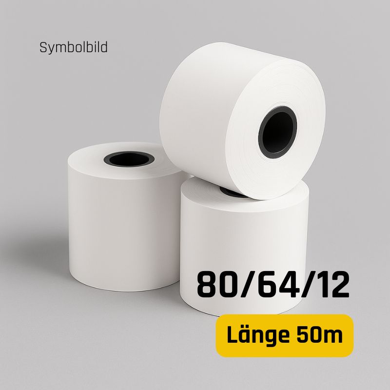 Bonrollen 80/64/12 - Länge 50m (BPA frei) Bonrollen 80/64/12 - Länge 50m (BPA frei)