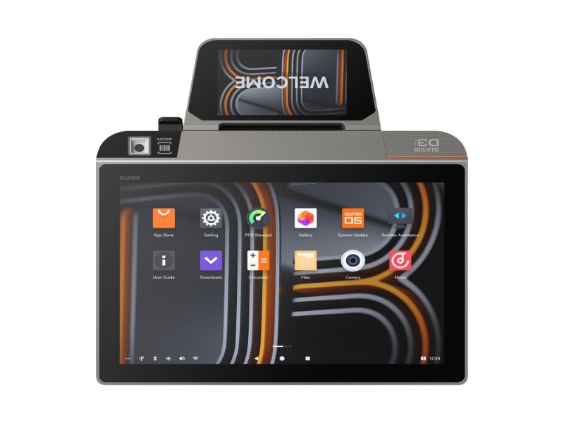 SUNMI D3 mini (10.1" HD, LCD Kundendisplay)