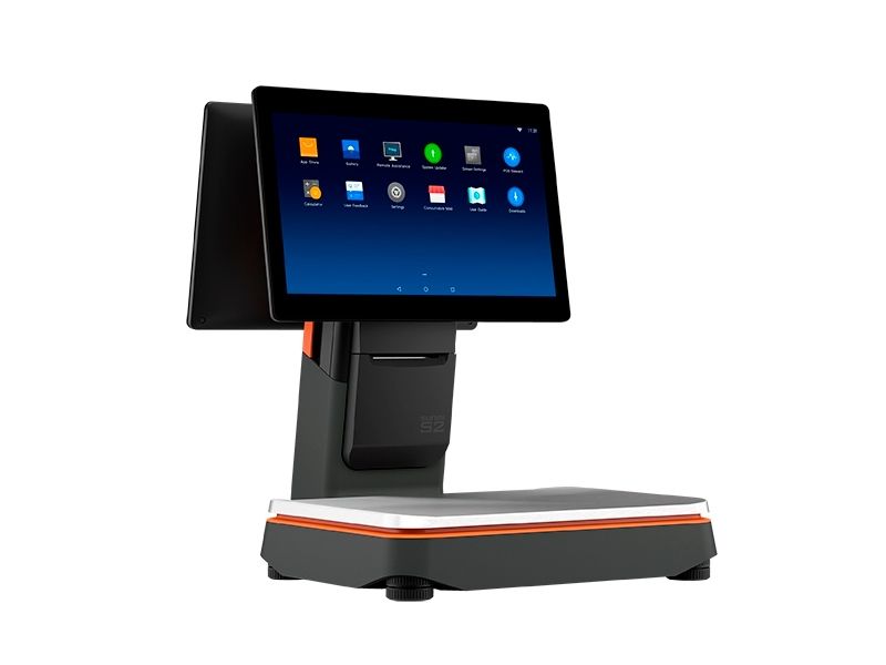 SUNMI S2 Kasse mit Waage (15.6" HD, 10" Kundendisplay)