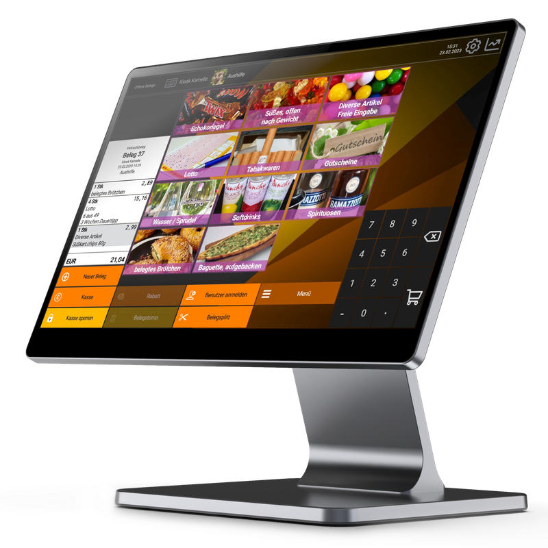 iMin Swan 1 (Gen. 2) – Android Kasse mit speedy kasse & 15,6″ Touchscreen