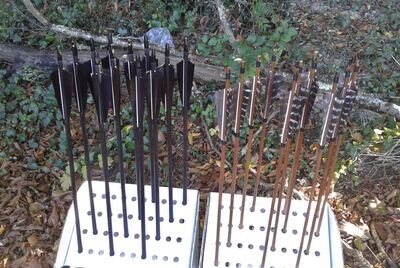 6 Ou 12 Tiges De Flèche En Bambou – OD7mm Ou OD8mm (spine 400 Ou 800) – Pour Tir à L'arc DIY – Neuves