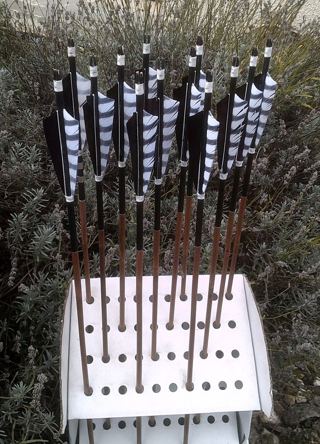 Flèches en bambou de haute qualité, longueur 80/84cm, OD 7.5mm, 8.0mm