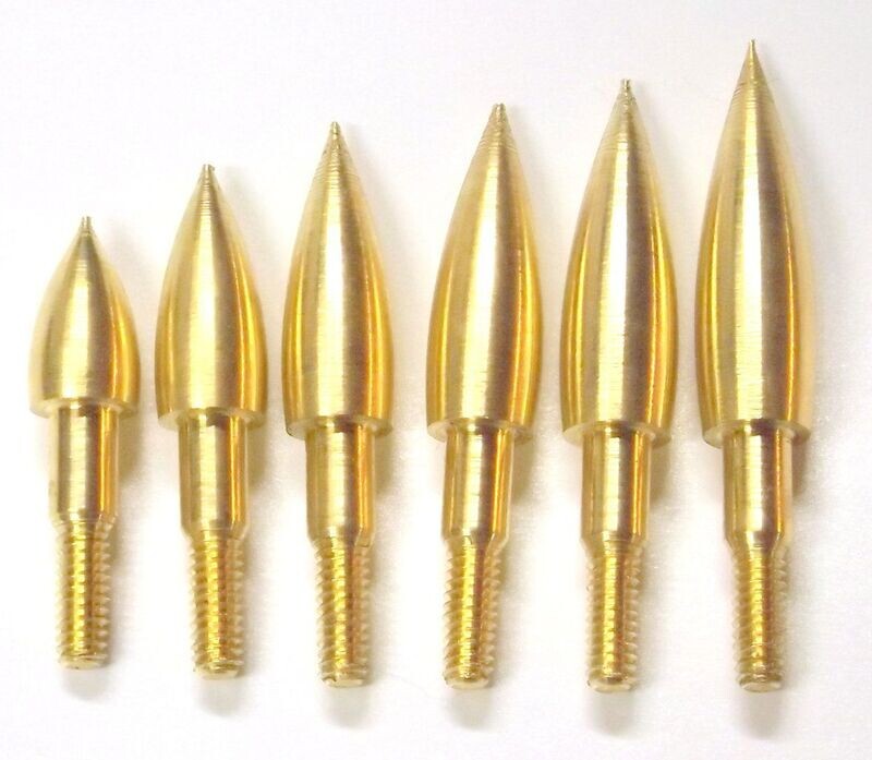 Pointes cibles ACE 175 grains à visser Pack de 6
