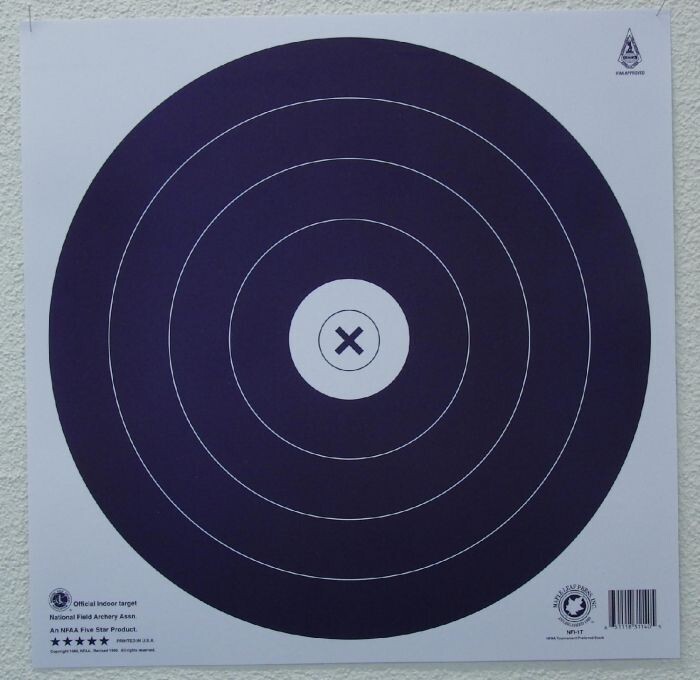 Cibles Blasons Indoor IFAA 40 cm