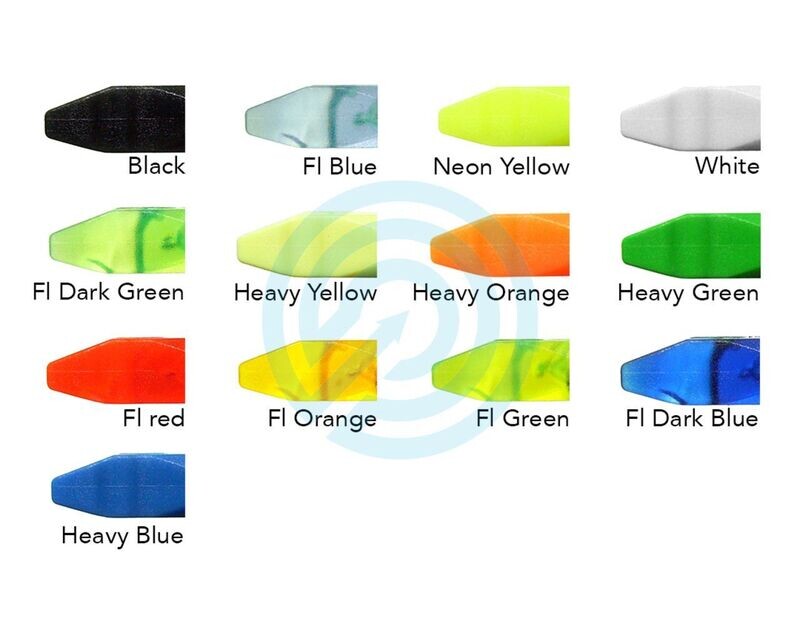 Beiter Pin Nock assymetric #2 pack 25 orange fluo