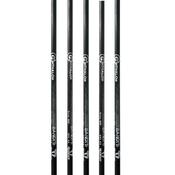 Futs carbone Bearpaw Bandit set de 6 (4.16 le tube)