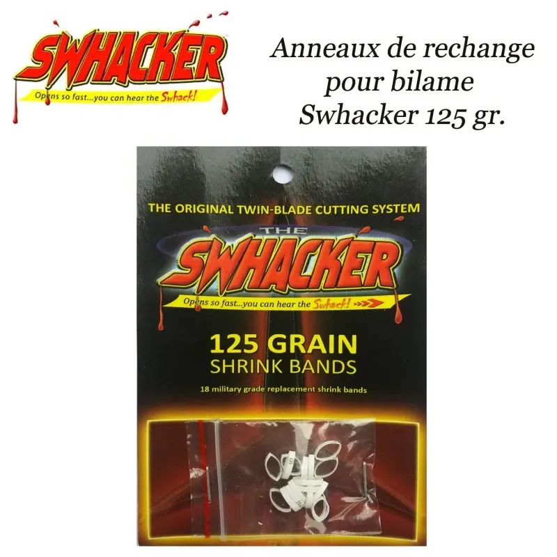 Elastique rechange pack de 18 pour lame swhacker fin de stock