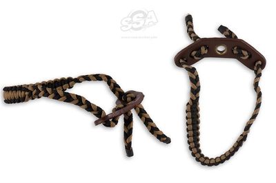 Dragonne Compound tressée avec cuir