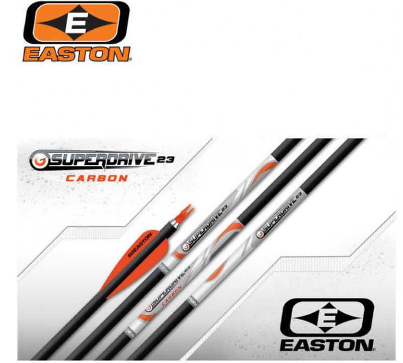 Flèches montées prêtes au tir Easton Superdrive 23 pack de 6