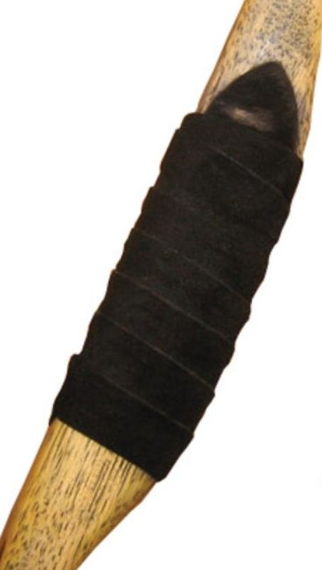 Laniere cuir avec double face pour grip poignée d'arc