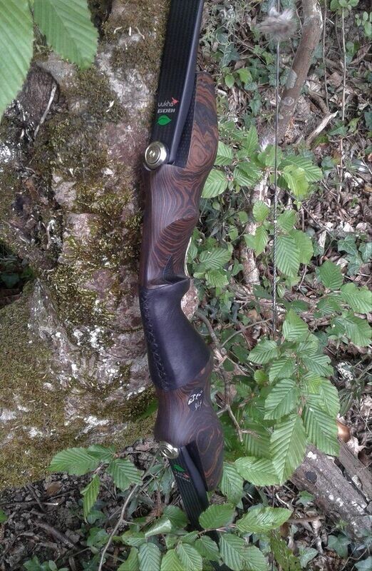 Poignée ILF "Eclipse" Version Bois Haute Densité Lx Archerie réalisée sur commande