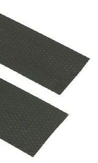 Fibre carbone tressée semi rigide 0,35 X 50 mm X 1 m 85 Fibre carbone tressée semi rigide 0,35 X 50 mm X 1 m 85